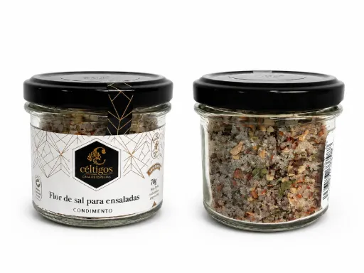 [t.fsns060g] Flor de sal para ensaladas (Tarro 60g)