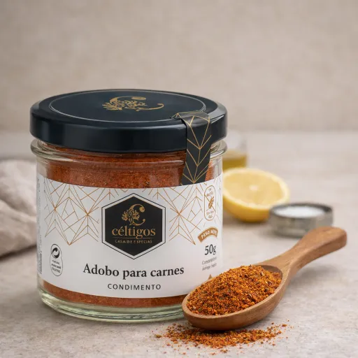 [t.pcrn040g] Adobo para carne (Tarro 40g)
