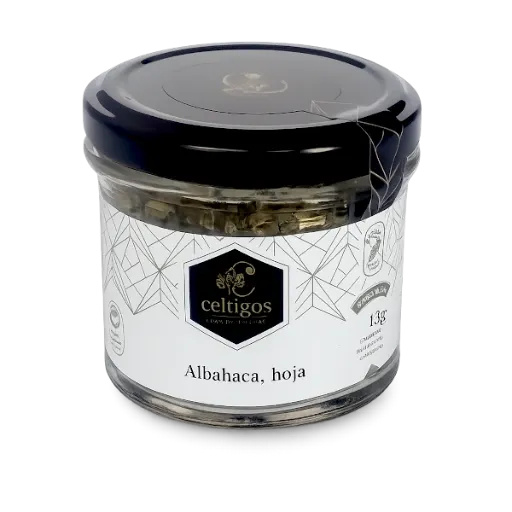 [t.lbhc015g] Albahaca, hoja (Tarro 15g)