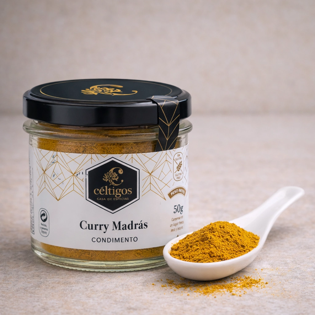 [t.crrm050g] Curry Madrás (Tarro 50g)