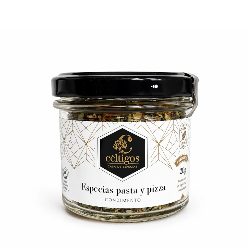 Especias pasta y pizza