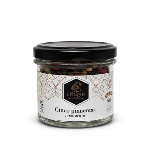 [t.mcpm050g] Cinco pimientas (Tarro 50g)