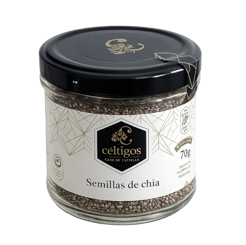 [t.smch070g] Chía, semillas (Tarro 70g)