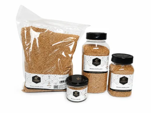[t.mstz080g] Mostaza amarilla en grano (Tarro 80g)